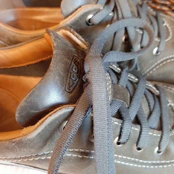 Keen 6.5 Presidio Leather Hiking Shoes Green Casual Oxfords Walking Gorpcore - Picture 5 of 7